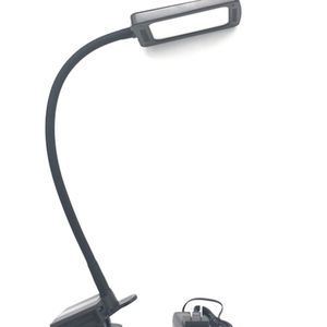 TROND Eye-Caring Gooseneck LED Clamp Lamp Table Desk Headboard 3-Level Dimmable